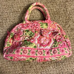 Retired 2008 Vera Bradley Bowler Handbag. Petal Pink